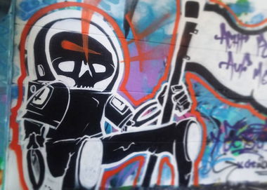 Graffiti Bombing - Photo by prettyflacko