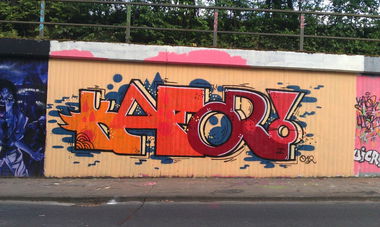 Graffiti Wall - Photo by pringlesone - kafor