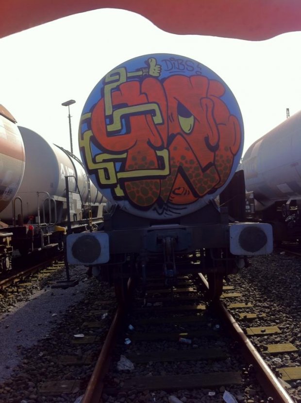 Graffiti Train - Photo by pringlesone - dips (2012)