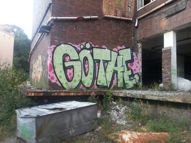 Graffiti Wall - Photo by pringlesone - göthe (2012)