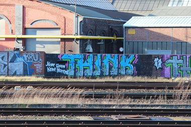 Graffiti Wall - Photo by pringlesone - think