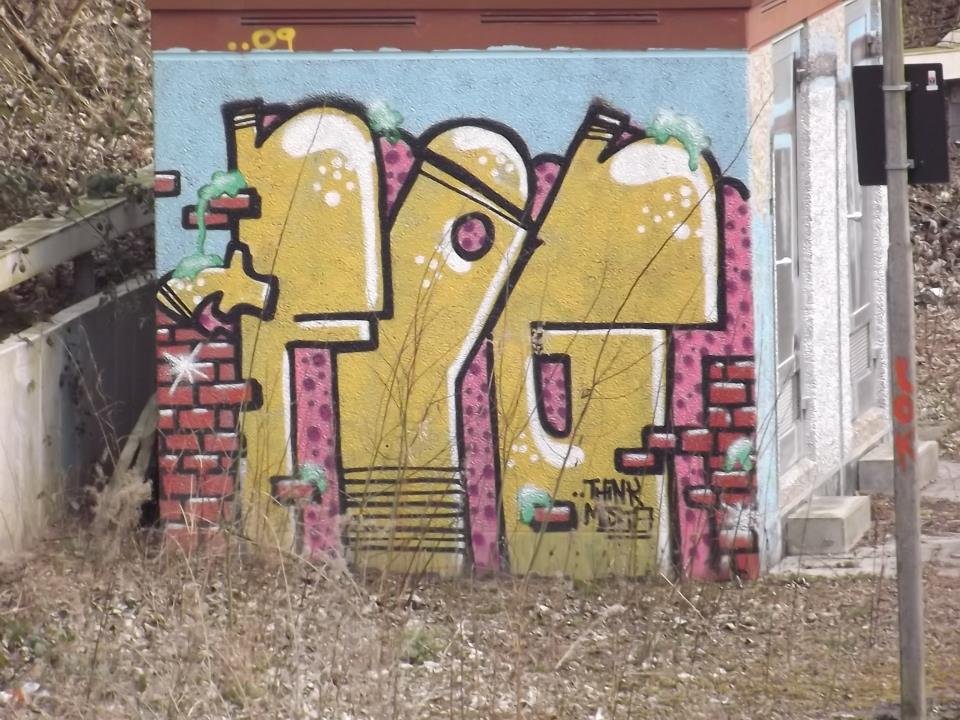 Graffiti Wall - Photo by pringlesone - fog