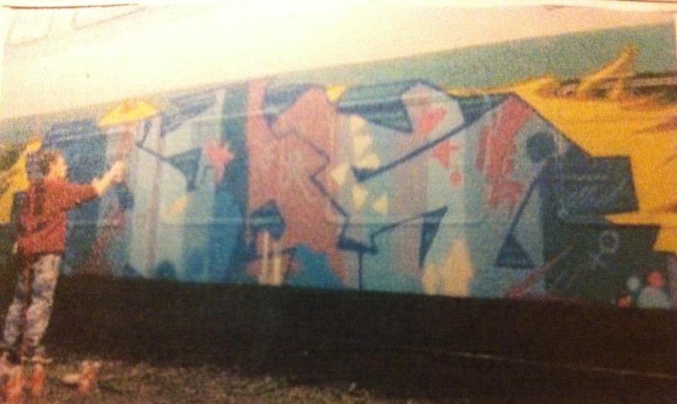 Graffiti Train - Photo by pringlesone - fye