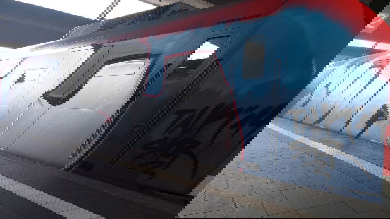 Graffiti Train - Photo by pringlesone - swr