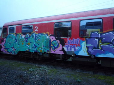 Graffiti Train - Photo by pringlesone - paat