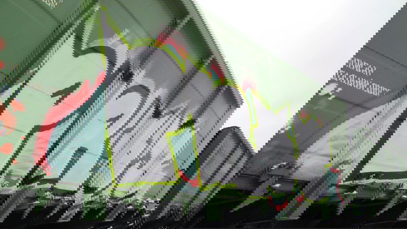 Graffiti Train - Photo by prut - Prut, SF-band. (2013)