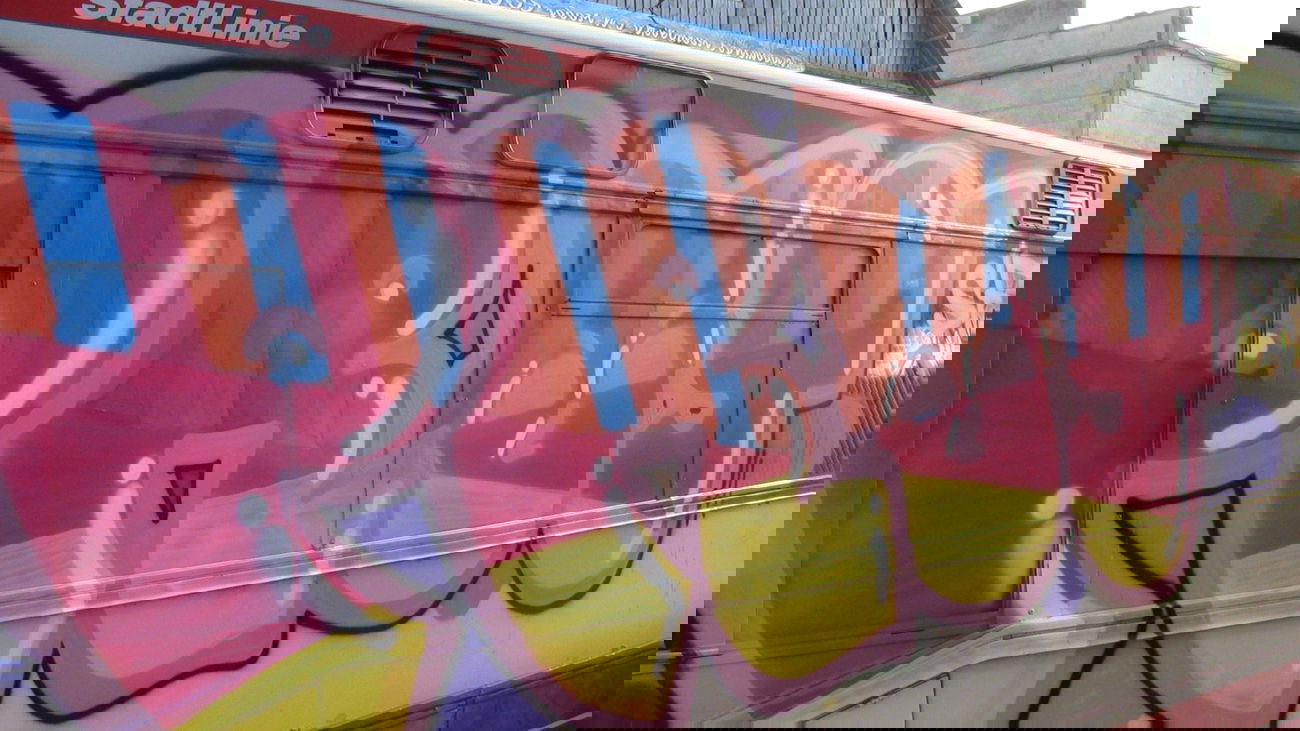 Graffiti Train - Photo by prut - Prut, SF-band (2013)