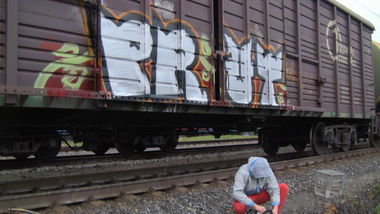 Graffiti Train - Photo by prut - PRut, SF-band (2013)