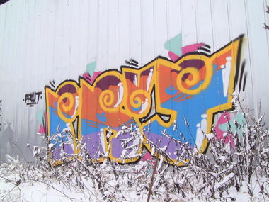 Graffiti Bombing - Photo by prut