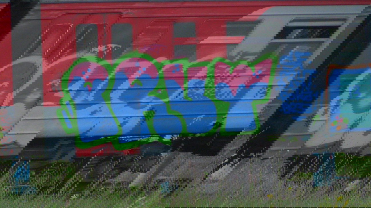 Graffiti Train - Photo by prut (2012)