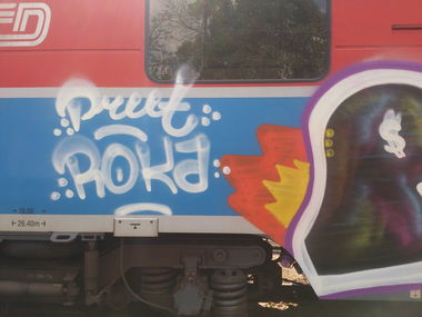 Graffiti Train - Photo by prut - Prut&Roka