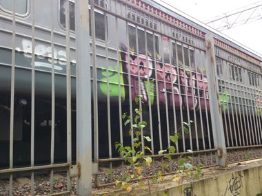 Graffiti Train in Настройка Расположения - Photo by prut - prut