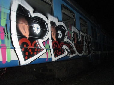 Graffiti Train - Photo by prut - prut