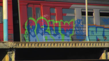 Graffiti Train - Photo by prut - prut