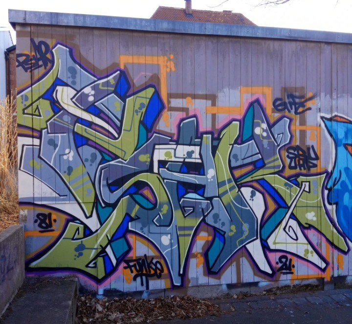 Graffiti Wall - Photo by psar81 - bavaria, bayern, graff (2021)