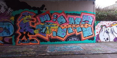 Graffiti Wall - Photo by psar81 - denhaag, vacation, bink36