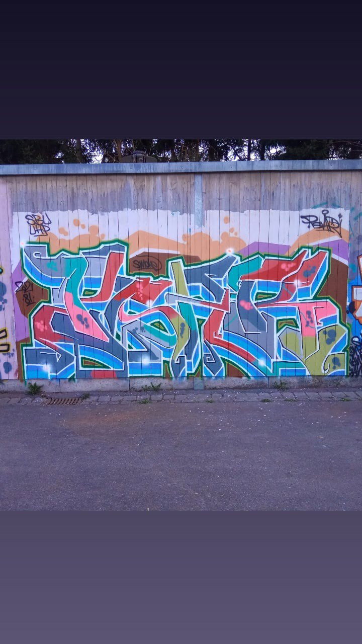 Graffiti Wall - Photo by psar81 - bavaria, graffiti, germany (2021)