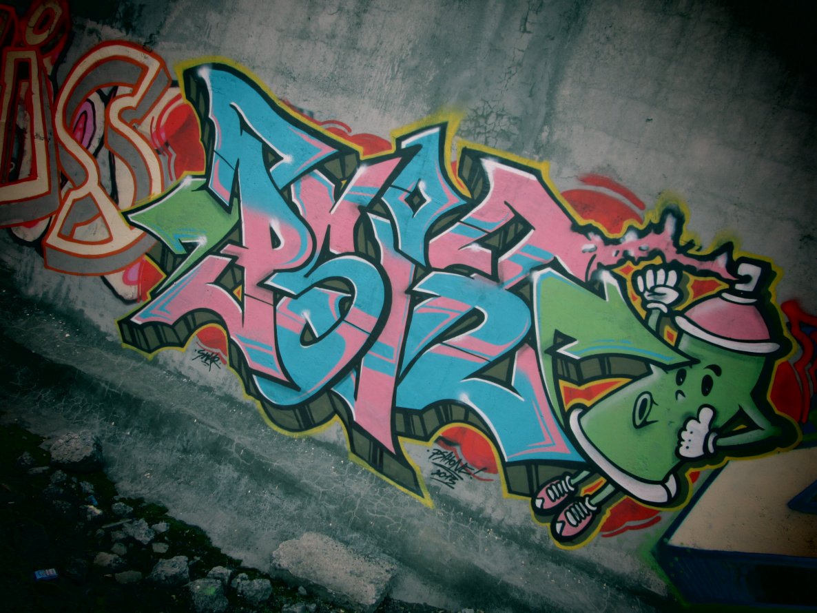 Graffiti Wall in Mykolaiv - Photo by psih_hisp - psih (2013)