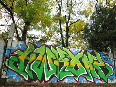 Graffiti Wall in Mykolaiv - Photo by psih_hisp - psih (2013)