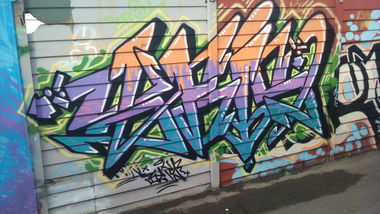 Graffiti Wall - Photo by psilo - pompey (2012)