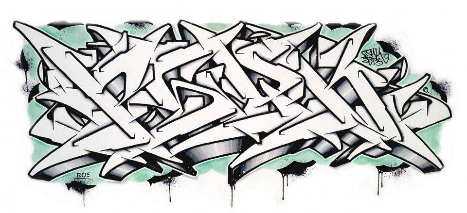 Graffiti Sketch in Artern - Photo by psyk - psyk, psyc (2013)