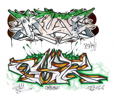 Graffiti Sketch - Photo by psyk - psyk, psyc, mute (2013)