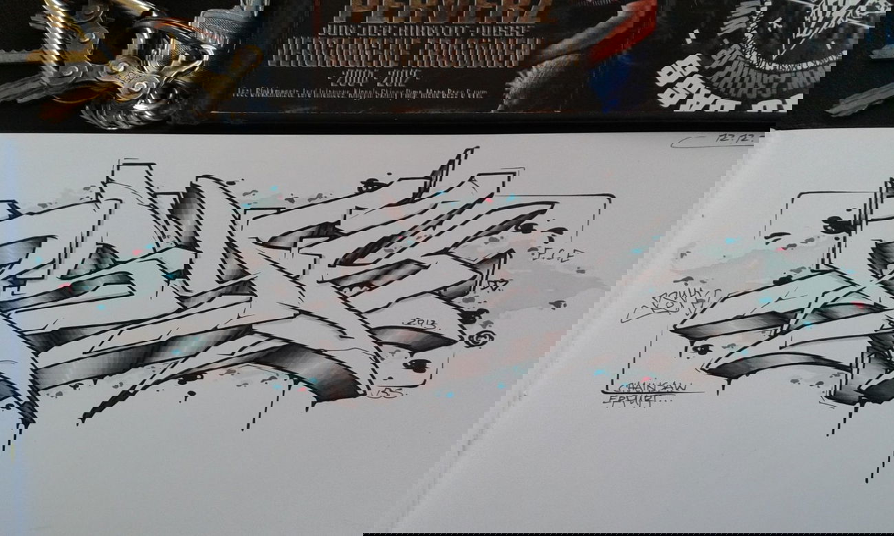 Graffiti Sketch - Photo by psyk - psyk, psyc (2013)