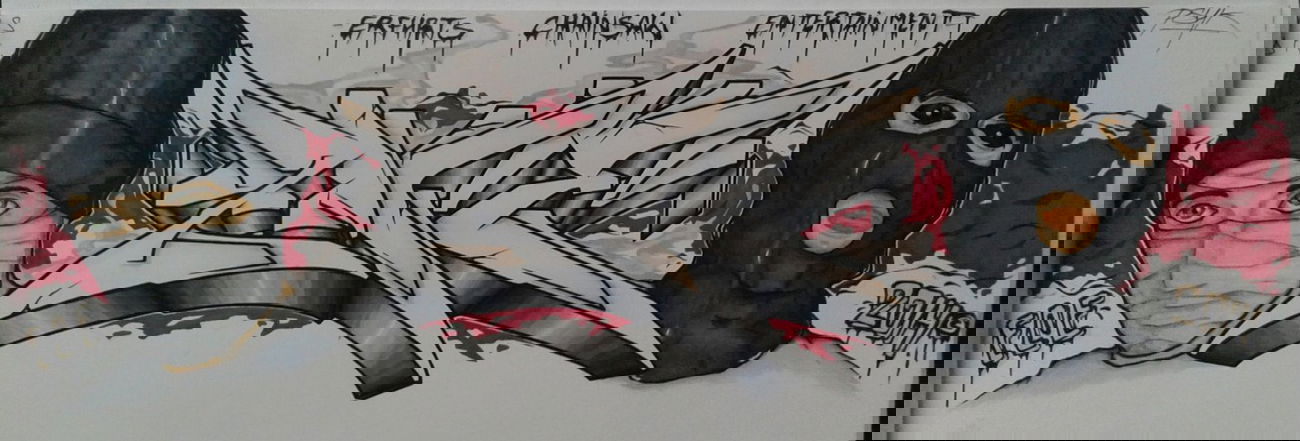 Graffiti Sketch - Photo by psyk - psyk, psyc, ece (2014)