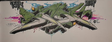 Graffiti Sketch - Photo by psyk - psyk, psyc, smak (2014)