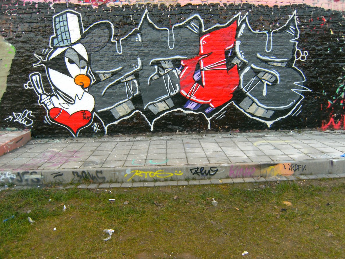 Graffiti Wall - Photo by pulverfritte - zeus, köln (2014)