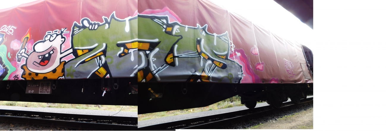 Graffiti Wall - Photo by pulverfritte - zeus, freight, köln (2016)