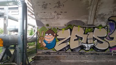 Graffiti Wall - Photo by pulverfritte - zeus, köln (2016)