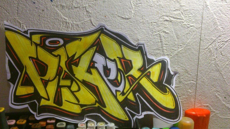 Graffiti Sketch - Photo by pushergene - pusher