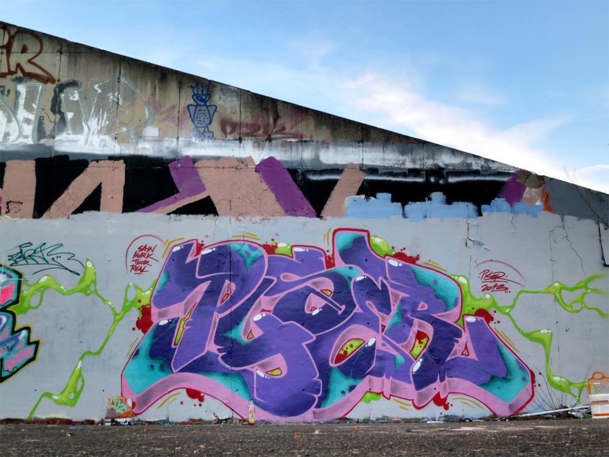 Graffiti Wall in Deutschland - Photo by pyser - Pyser, dbth, 3b (2013)
