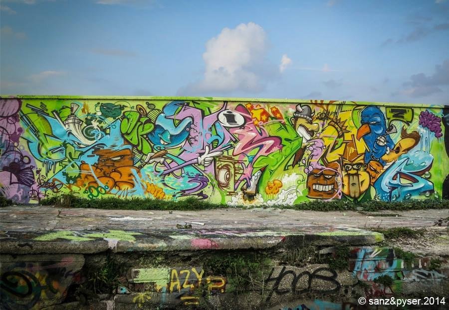 Graffiti Wall in München - Photo by pyser (pyse)