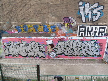 Graffiti Wall in Nürnberg  - Photo by pyser - pyser, real, hurk