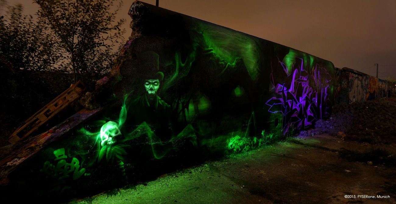 Graffiti Wall in München - Photo by pyser - halloween, pyser, pyserhalloween (2015)