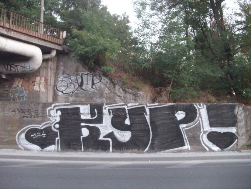 Graffiti Bombing in Bulgaria - Photo by qtek124 - kurs, 124, 125