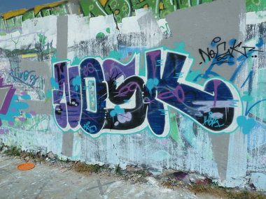 Graffiti Wall - Photo by quepasa - Nosk, Kbr (2013)