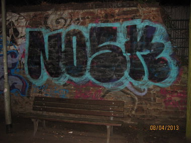 Graffiti Bombing - Photo by quepasa - Nosk, Kbr (2013)