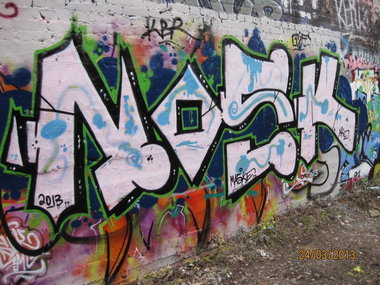 Graffiti Wall - Photo by quepasa - Nosk, Kbr (2013)