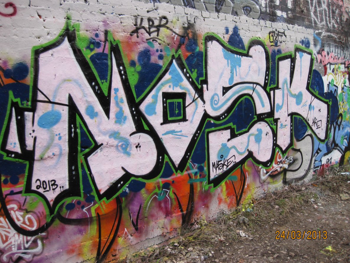 Graffiti Wall - Photo by quepasa - Nosk, Kbr (2013)