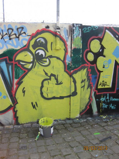 Graffiti Wall - Photo by quepasa - Kbr, Sogut, Ruel (2013)
