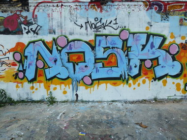 Graffiti Wall - Photo by quepasa - Nosk, Kbr (2013)