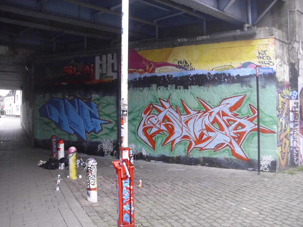 Graffiti Wall - Photo by quester - quest, gütersloh, weberei (2014)