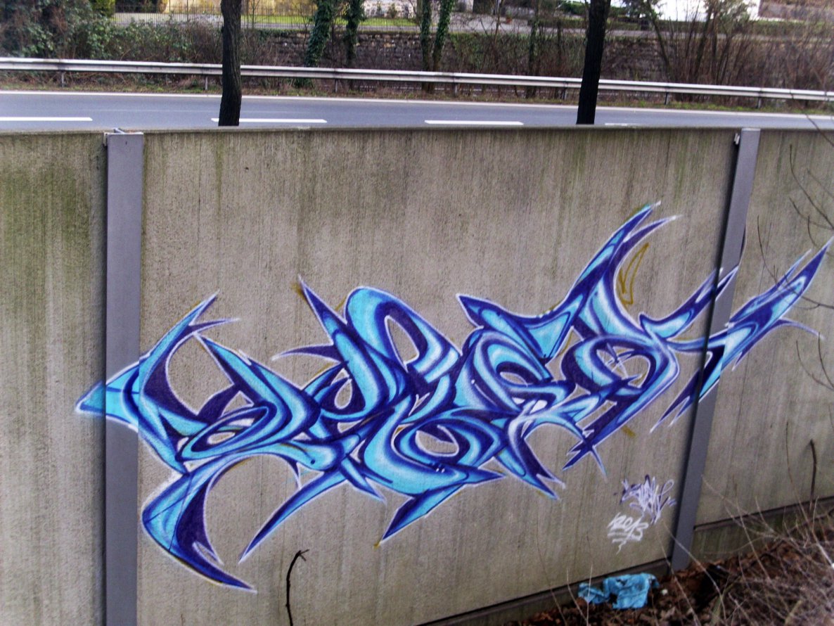 Graffiti Wall - Photo by quester - quest, qst, bielefeld