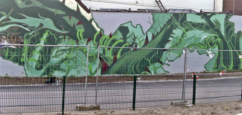 Graffiti Wall - Photo by quester - qst, nsg, bielefeld (2013)