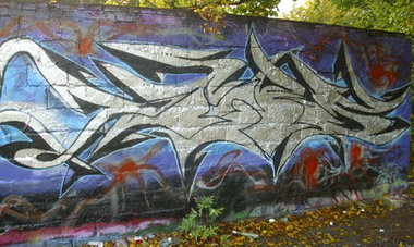 Graffiti Wall - Photo by quester - drifs, quest, bielefeld