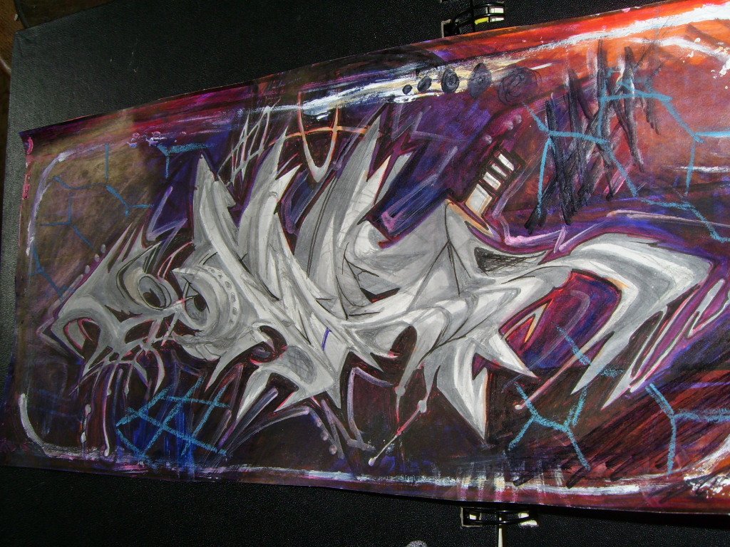 Graffiti Sketch - Photo by quester - skizze, 3d, quest