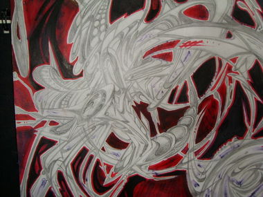 Graffiti Sketch - Photo by quester - quest, skizze, outline